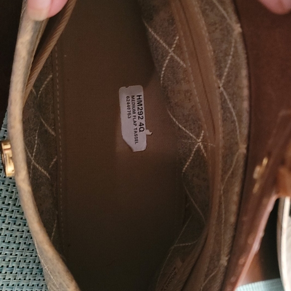 Dooney & bourke vintage flap tassel kaki/brown - Picture 2 of 4